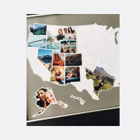 USA Photo Map - 50 States Travel Map