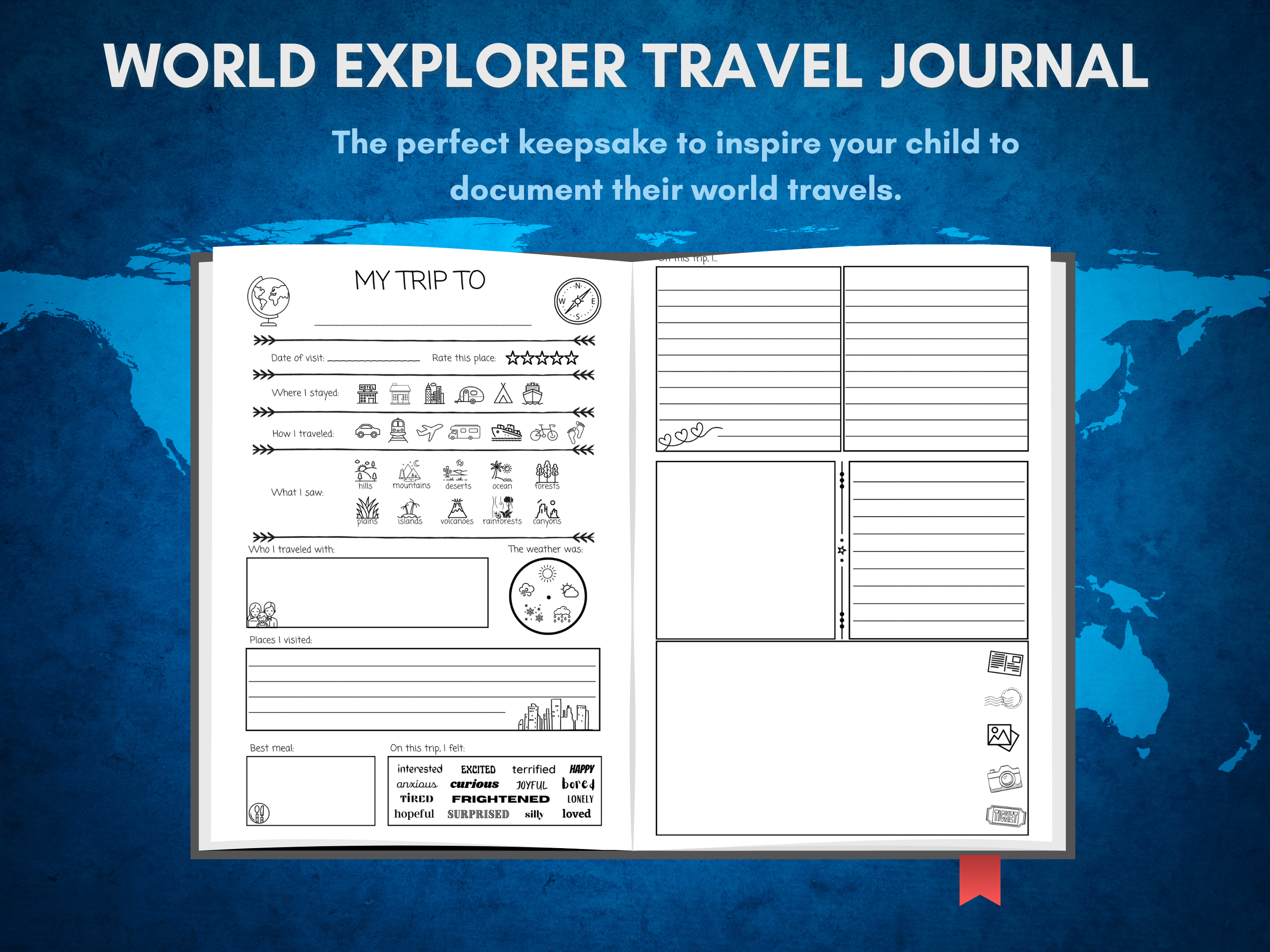World Explorer Travel Journal (Coil-Bound) 