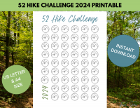 52 Hike Challenge Color Printable