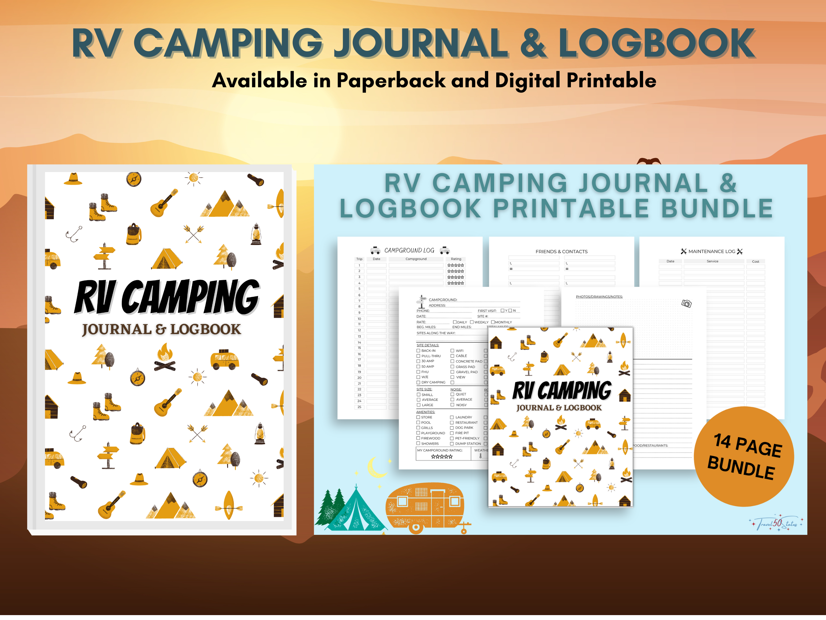 RV Camping Journal & Logbook