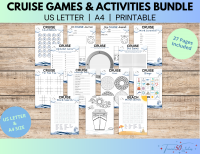 Cruise Games and Activities Printable Bundle