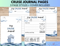 Cruise Journal Printable Pages