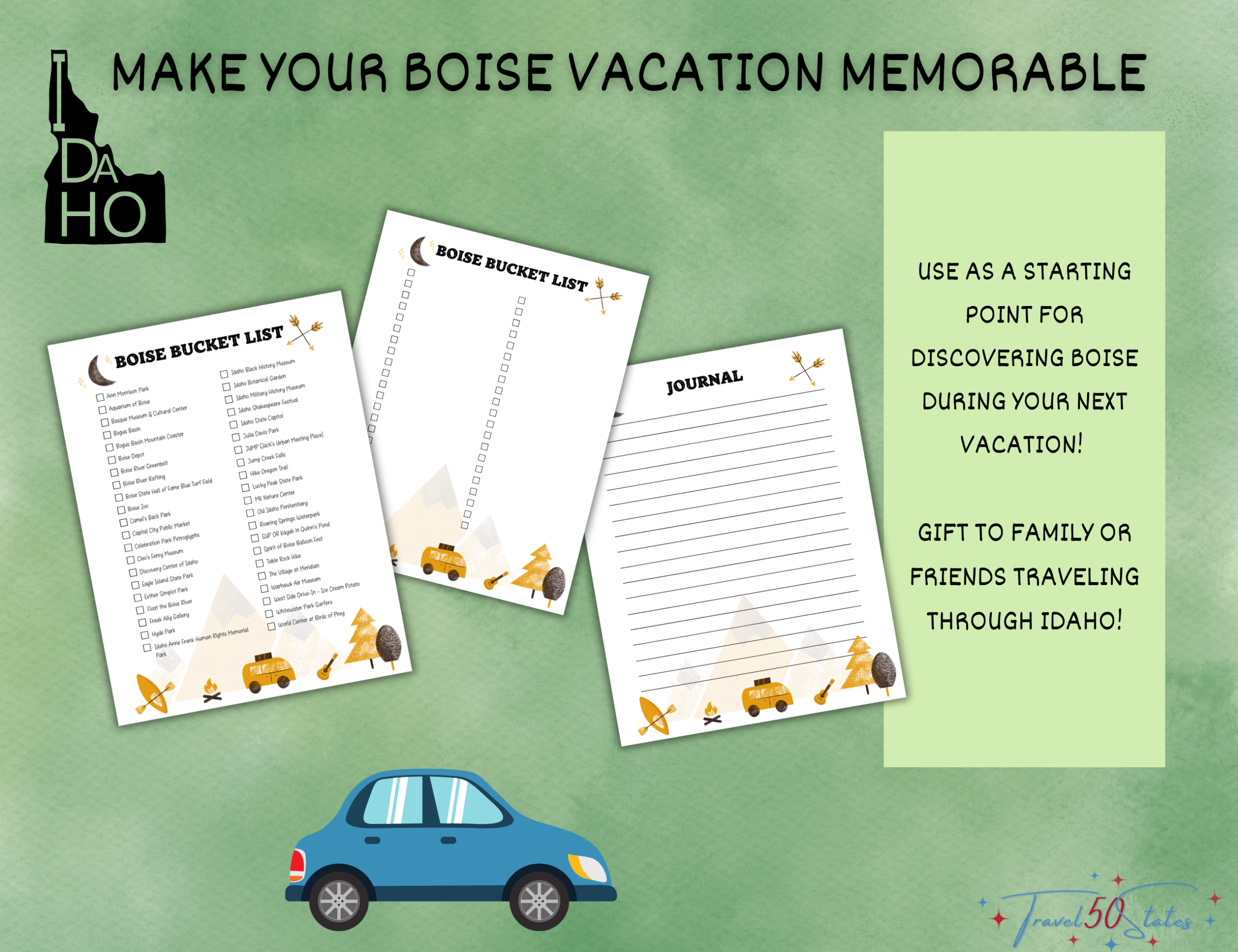 Boise Bucket List Printable - Image 5
