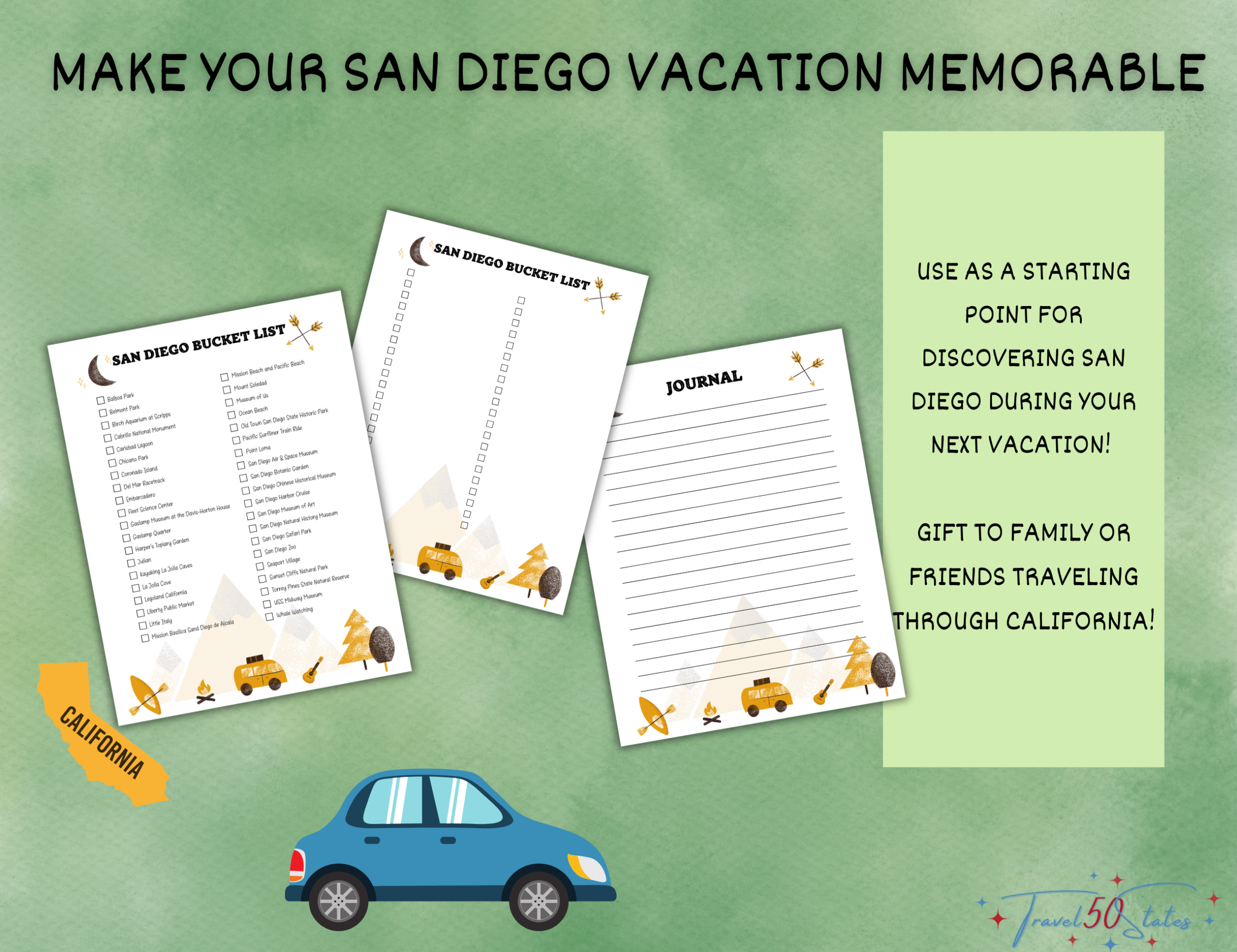 San Diego Bucket List Printable - Image 5