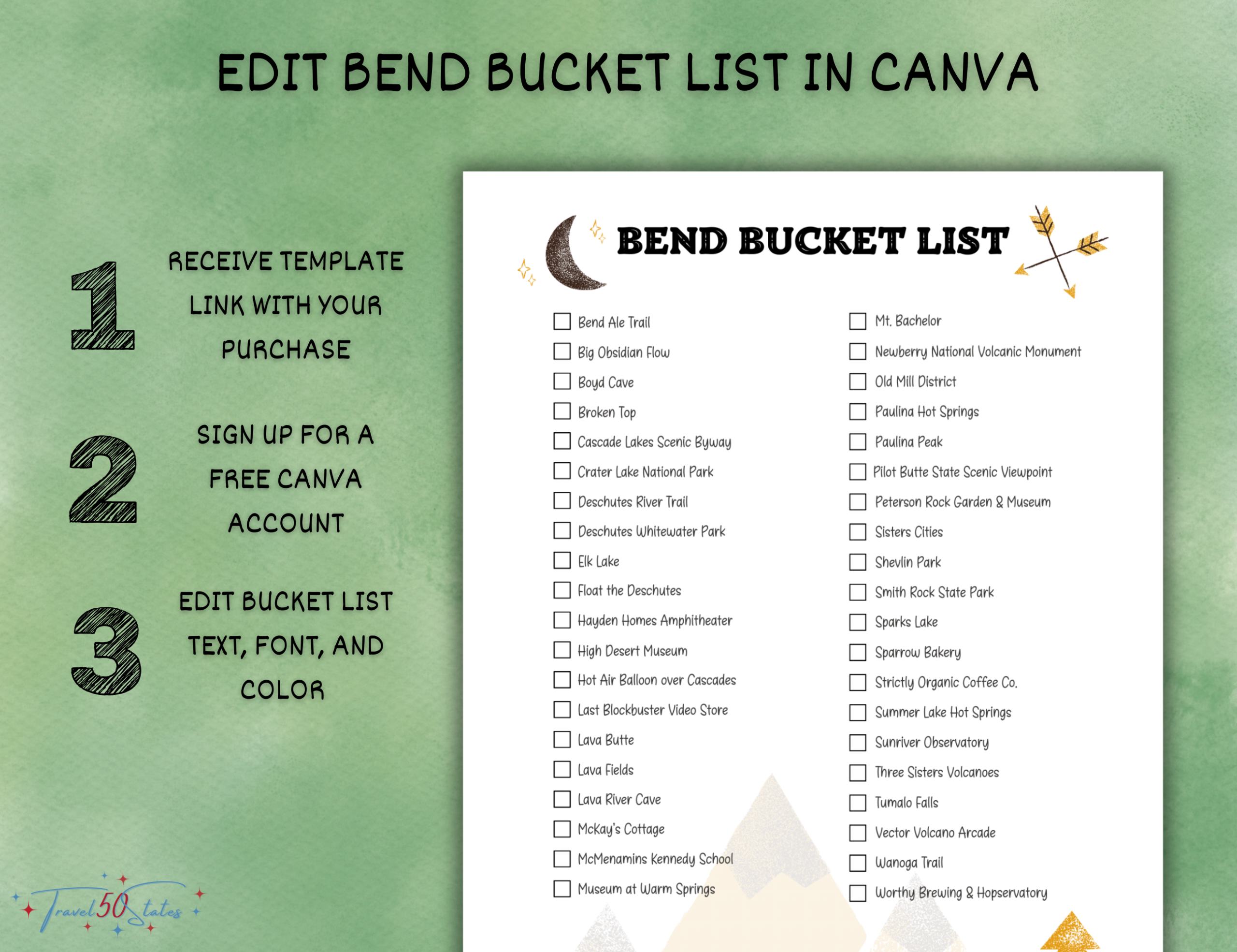 Bend Bucket List Printable - Image 6