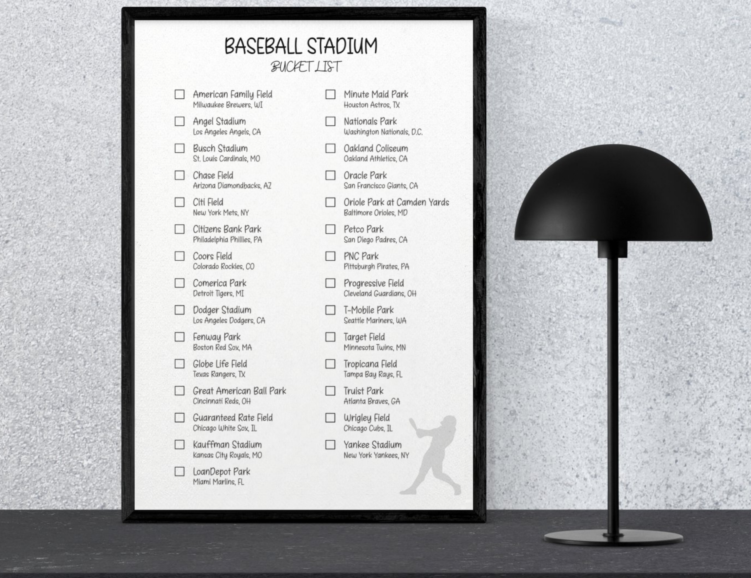 Baseball Stadium Tracker Printable - Image 6