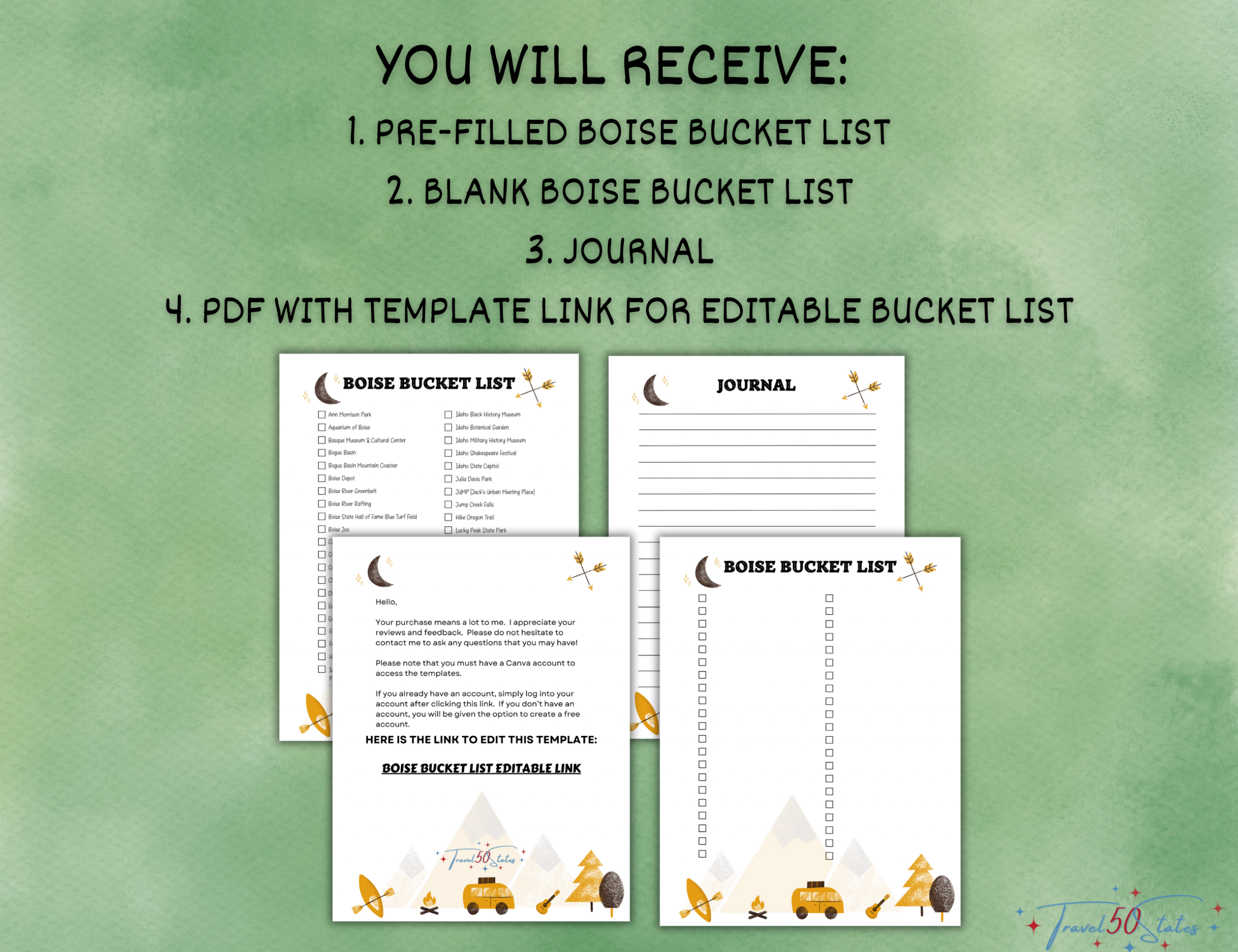 Boise Bucket List Printable - Image 9