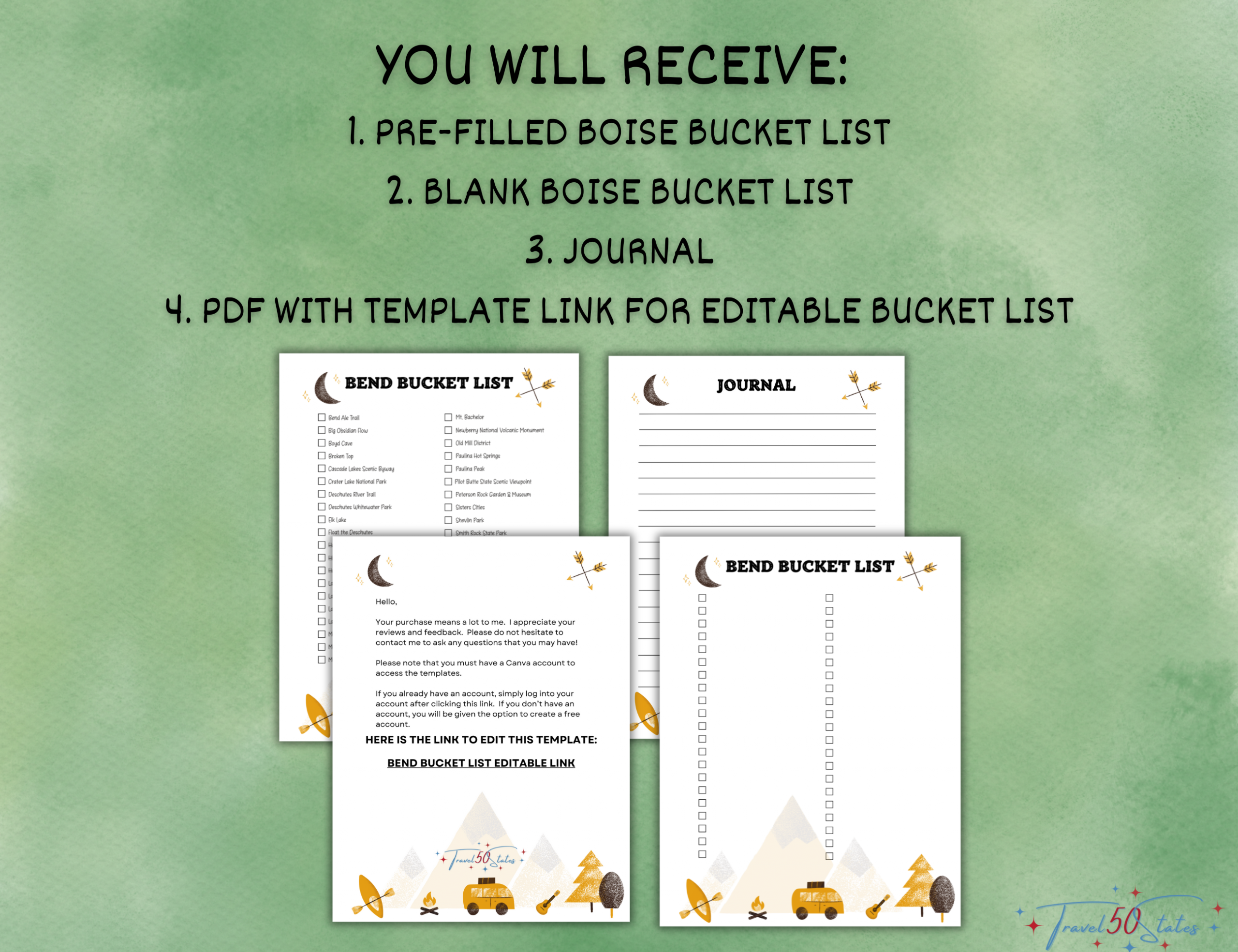 Bend Bucket List Printable - Image 8