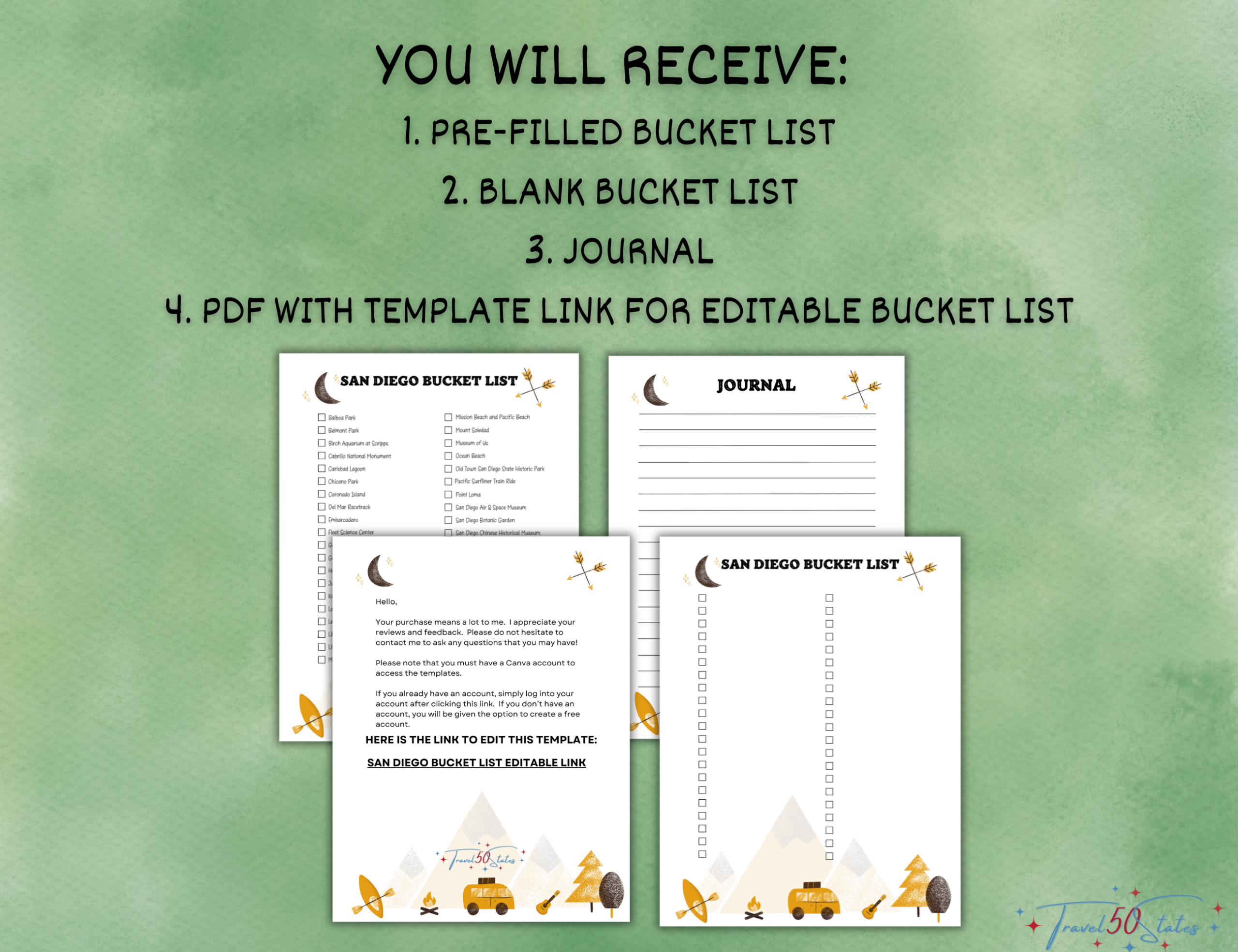 San Diego Bucket List Printable - Image 8