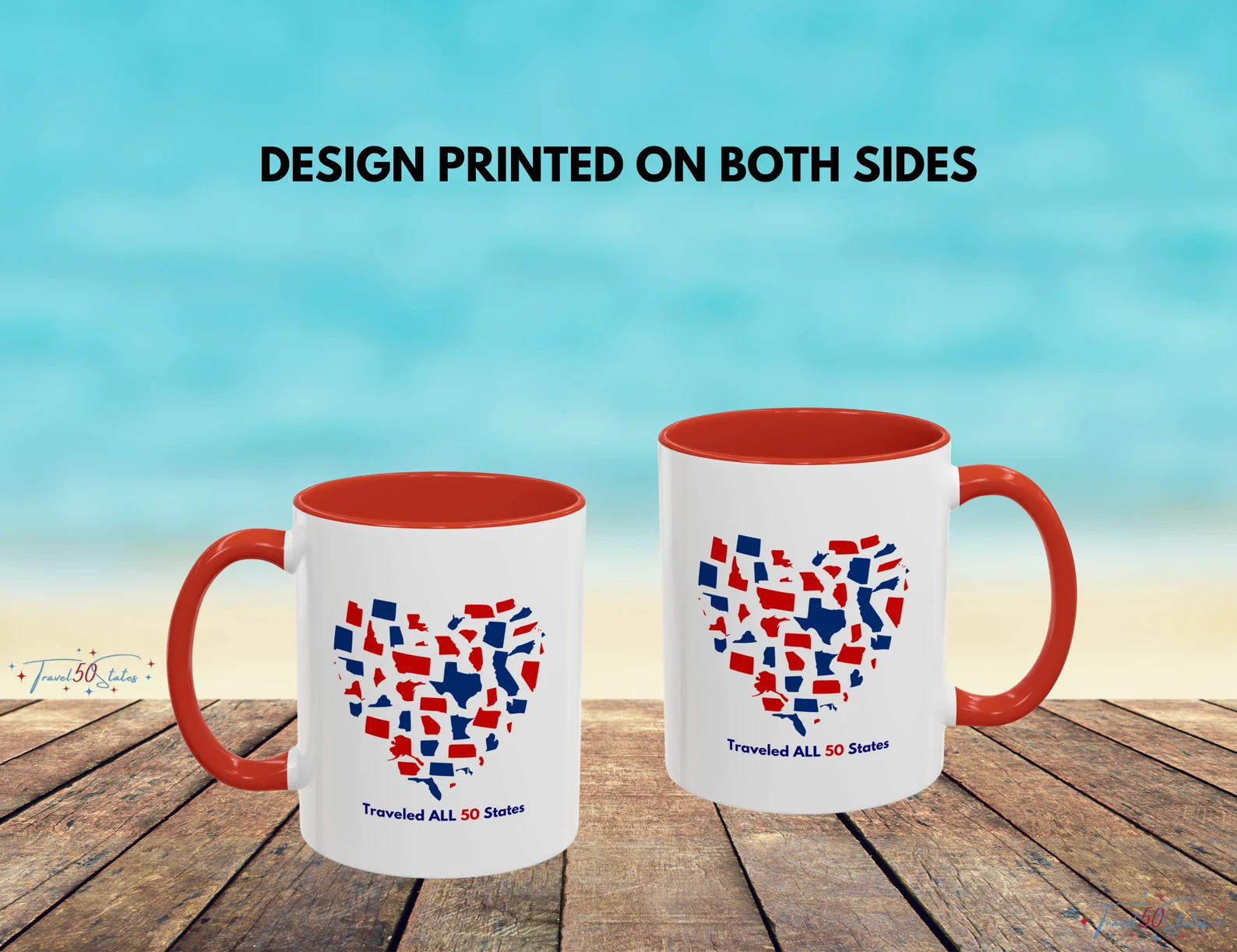 50 States Heart Mug - Image 3