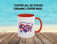 visited all 50 states travel mug