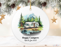 Motorhome Personalized Ornament