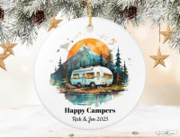 Happy Campers Personalizable Ornament