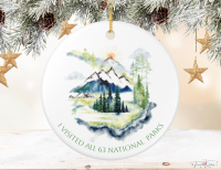 All 63 National Parks Ornament