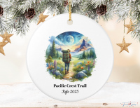 Hiker Ornament Personalized