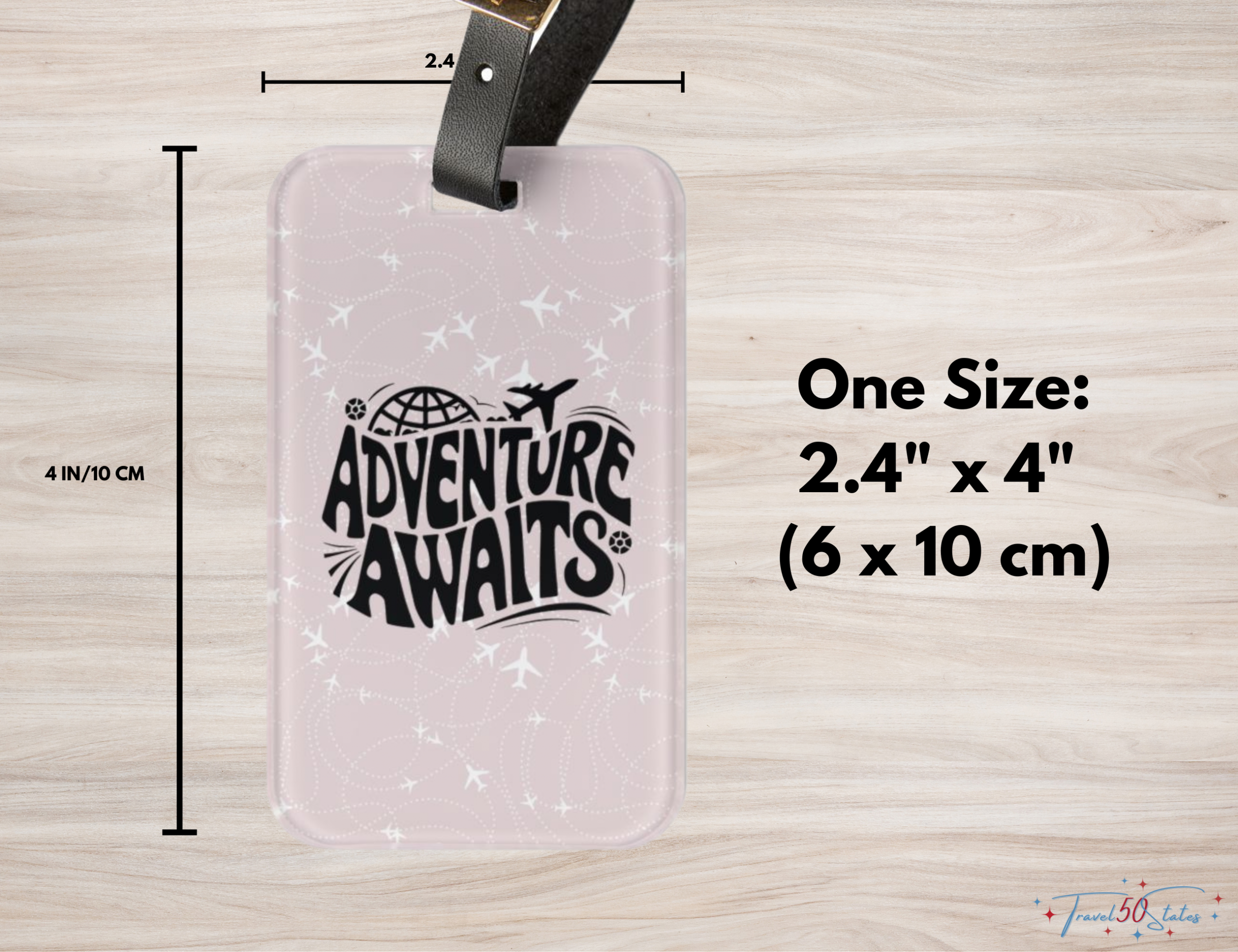 Adventure Awaits Luggage Tag - Image 4