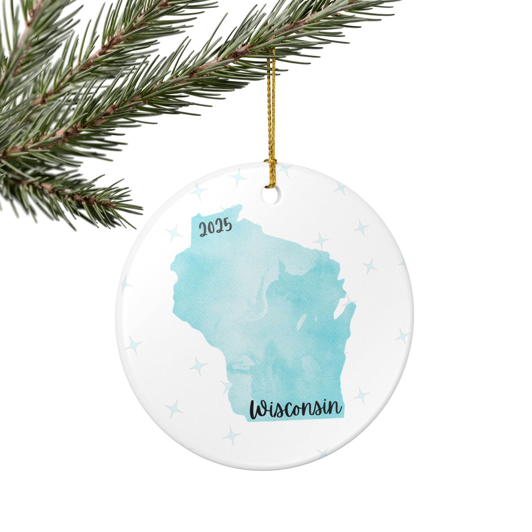 Wisconsin Ornament Christmas 2025 - Image 3