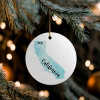 California Ornament Christmas 2025