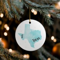 Texas Ornament Christmas 2025