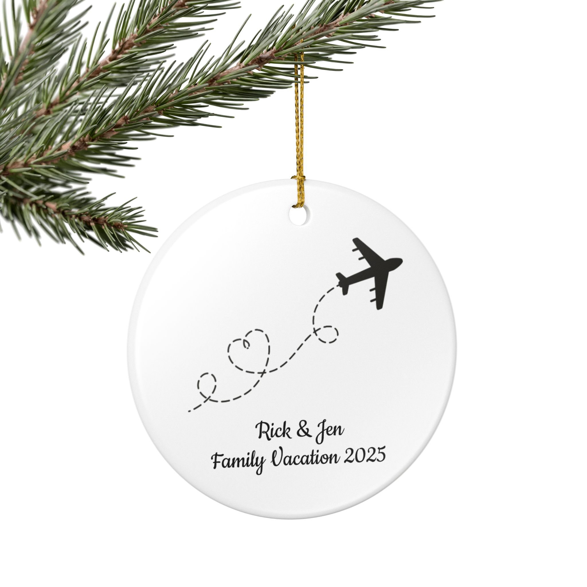 Personalized Vacation Ornament - Image 2