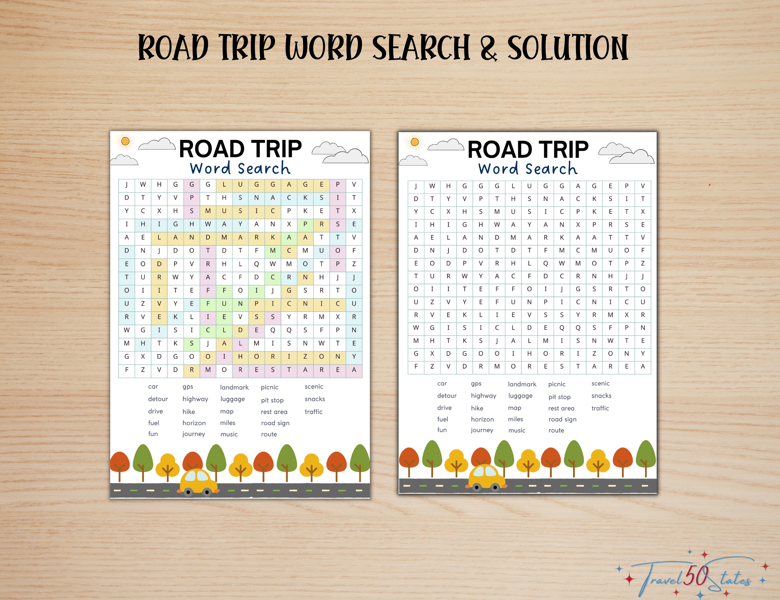 Road Trip Games and Activities Printable Bundle - Image 4