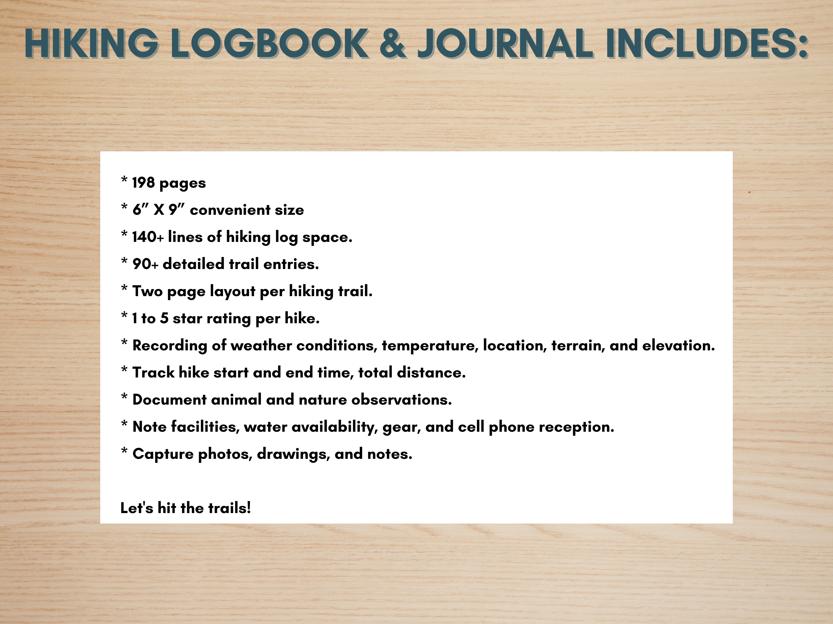 Hiking Logbook & Journal (Paperback) - Image 4