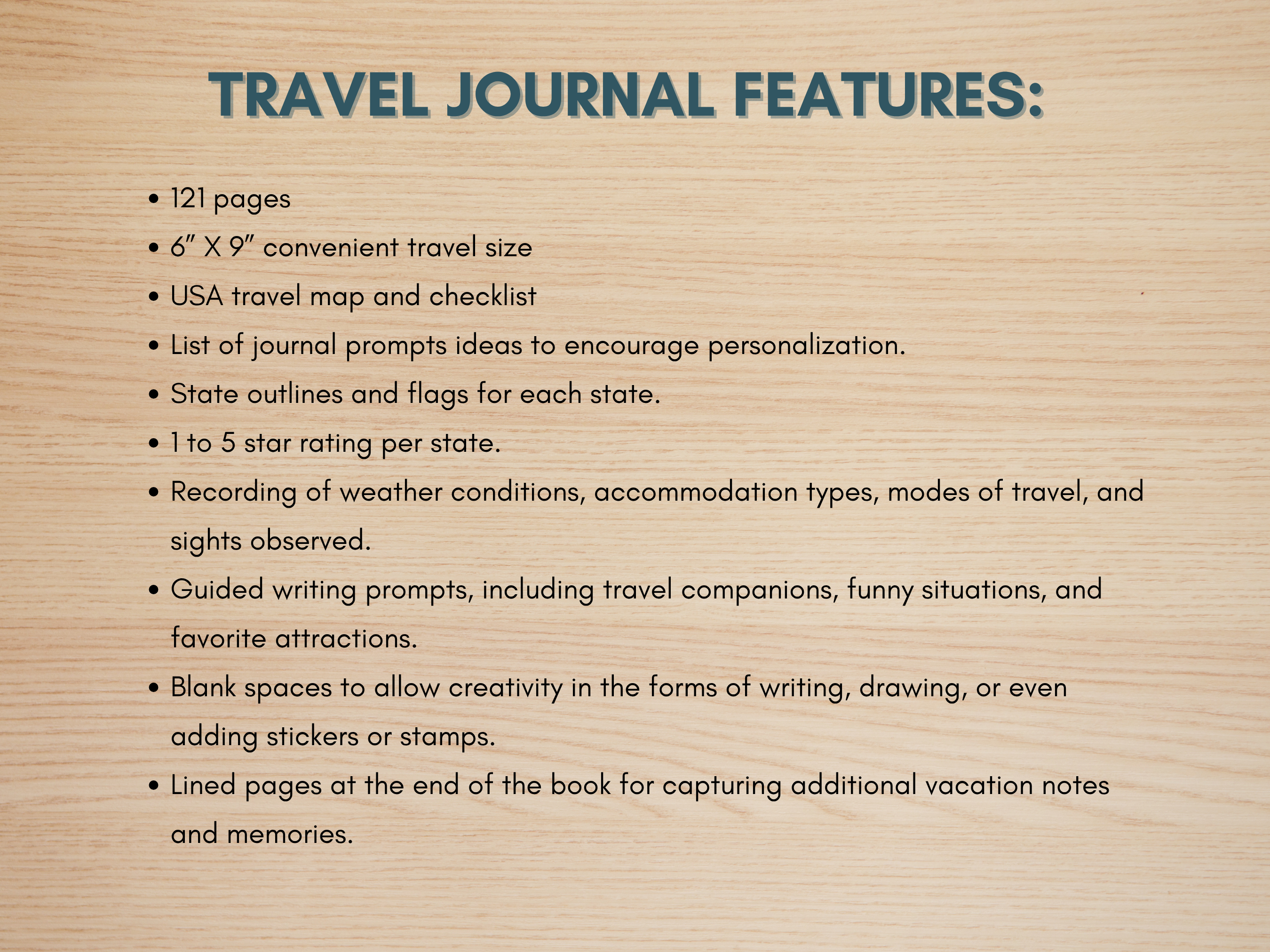 Travel 50 States Journal for Kids (Paperback) - Image 4