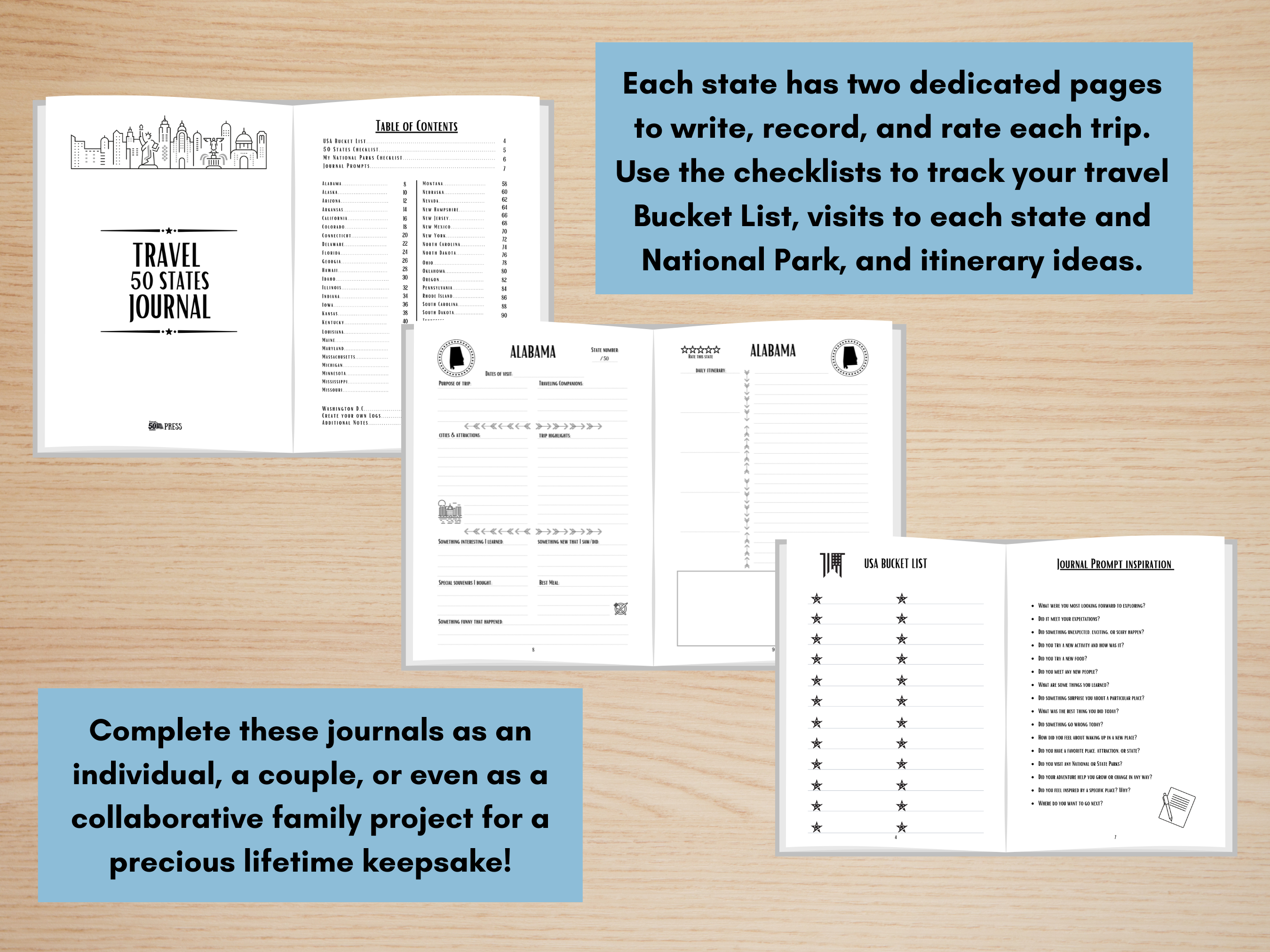 Travel 50 States Journal (Paperback) - Image 3